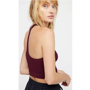 New Free People intimates bodycon stretch crop top